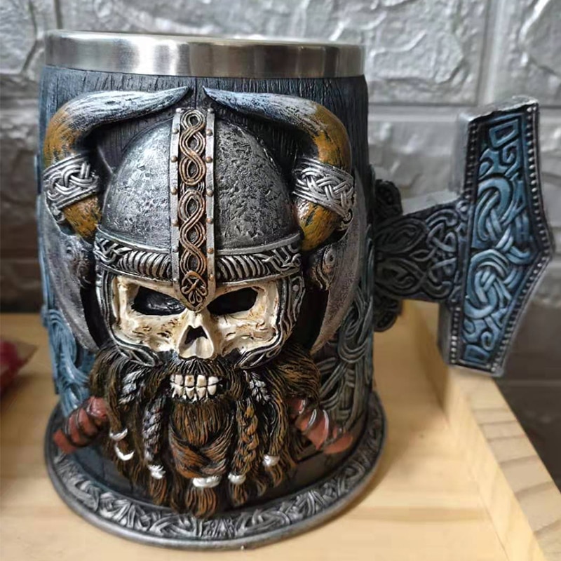 5_Medieval-Viking-Pirate-Beer-Mugs-3D-Resin-Stainless-Steel-Skull-Mug-Big-Capacity-Coffee-Cup-Caneca