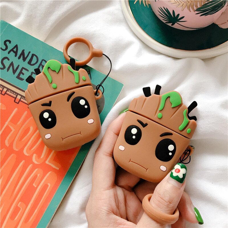 0_3D-Cute-Cartoon-Marvel-Groot-Trees-Baby-Headphone-Cases-For-Apple-Airpods-1-2-Lovely-Silicone