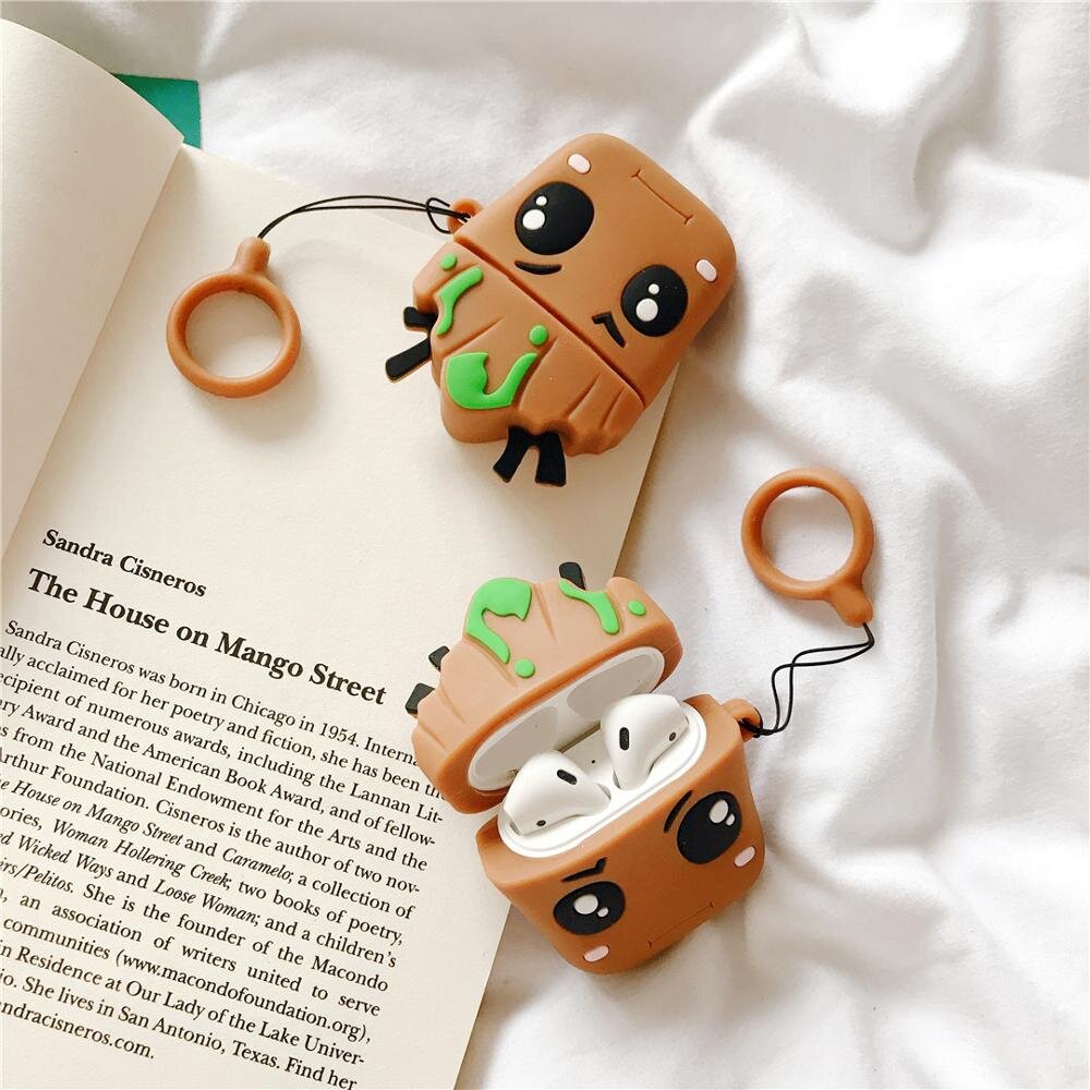 4_KAIEN-cute-cartoon-Tree-Man-Groot-Silicone-soft-case-For-Apple-new-Airpods-1-2-Cover